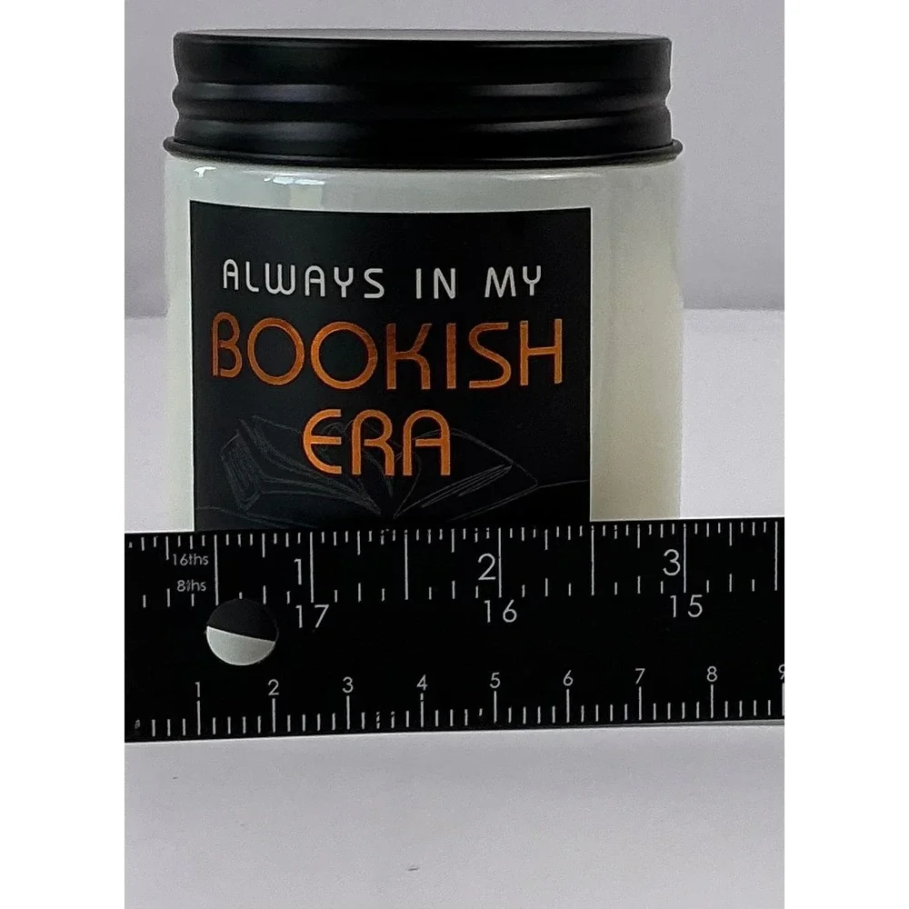 Think Ink Soy Blend Candle Green Tea Bamboo Bookish Era 6.5‎ oz